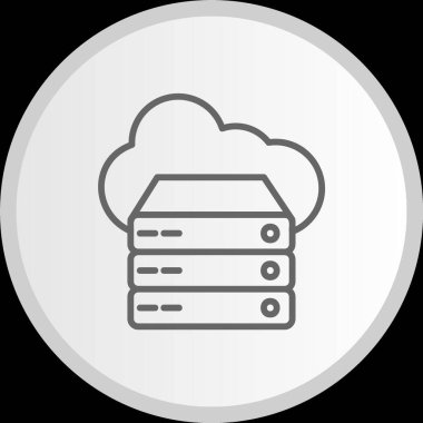 Yedekleme Hattı Çemberi Gri Simgesi