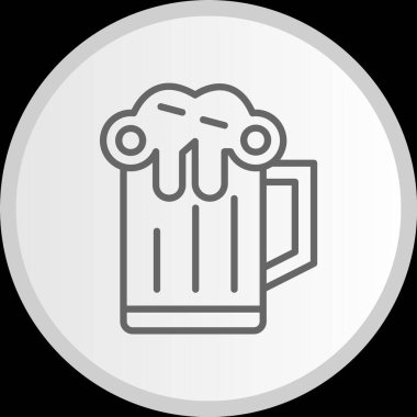 Bira Hattı Çemberi Gri Simgesi