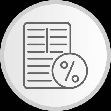 Kredi Hattı Çemberi Gri Simgesi