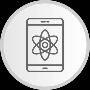 Mobil Hat Çemberi Gri Simgesi