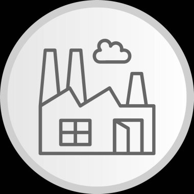 Fabrika Hattı Çemberi Gri Simge