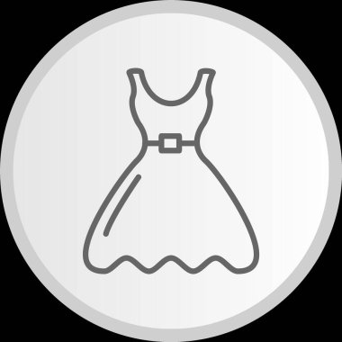 Giysi Hattı Çemberi Gri Simgesi