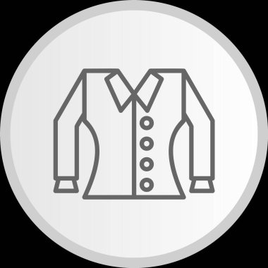 Bluz Kadın Gri Simge Çizgisi