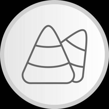 Şeker Mısır Hattı Çemberi Gri Simgesi