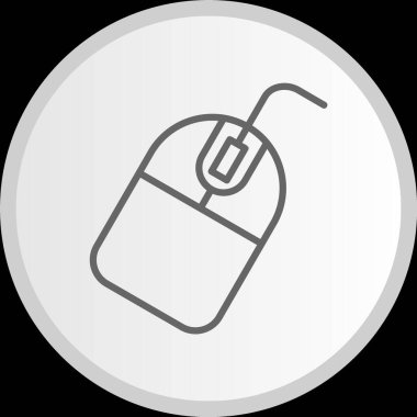 Fare Çizgisi Çemberi Gri Simgesi