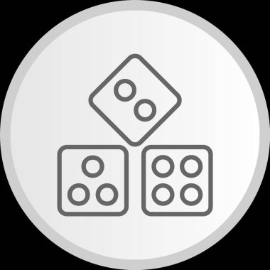 Ludo Zar Çizgisi Çemberi Gri Simge