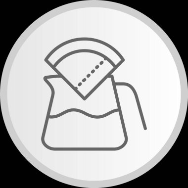 Ot Hattı Çemberi Gri Simgesi