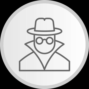 Casus Hattı Çemberi Gri Simgesi