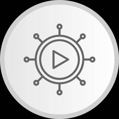 Viral Hat Çemberi Gri Simgesi