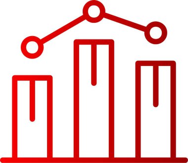 Çubuk Çizelgesi Gradyan Simgesi