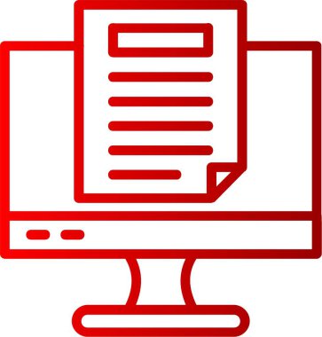 Okuma Satırı Gradyan Simgesi