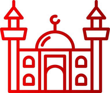 Cami Çizgisi Gradyan Simgesi