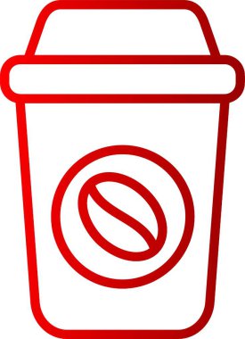 Kahve Hattı Gradyan Simgesi