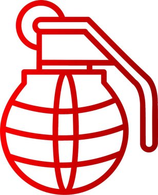 El bombası Çizgisi Gradyan Simgesi