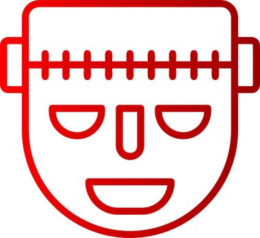 Frankenstein Çizgi Gradyan Simgesi