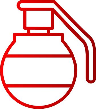 El bombası Çizgisi Gradyan Simgesi