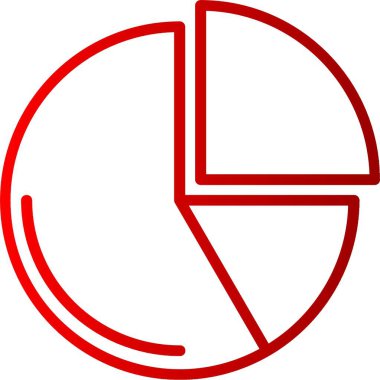 Pasta Çizelgesi Gradyan Simgesi