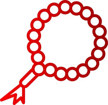 Boncuk Satırı Gradyan Simgesi