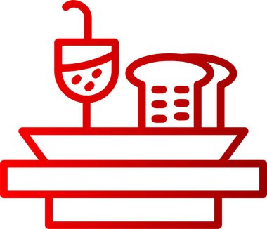 Kahvaltı Satırı Gradyan Simgesi