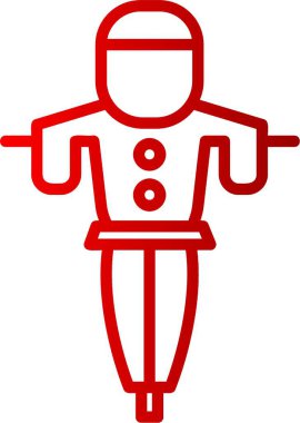 Korkuluk Satırı Gradyan Simgesi