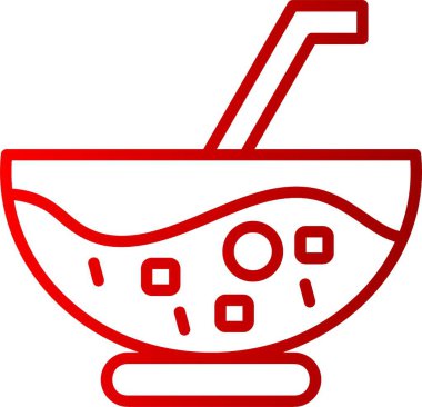 Vuruş Satırı Gradyan Simgesi