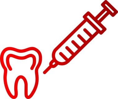 Anestezi Çizgisi Gradyan Simgesi