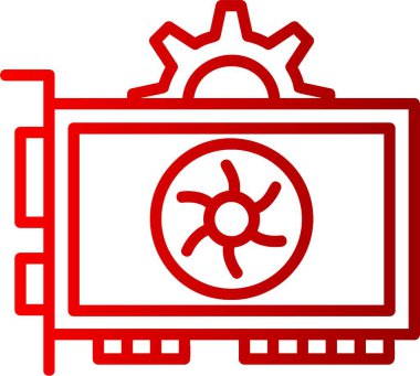 Gpu Satırı Gradyan Simgesi