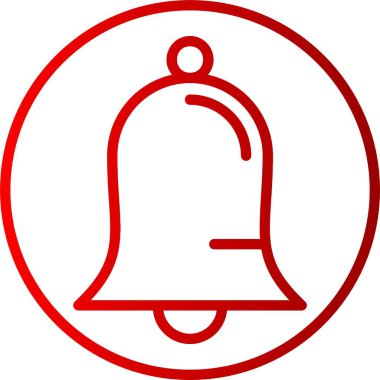 Çan Çizgisi Gradyan Simgesi