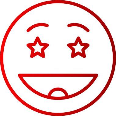 Heyecanlı Satır Gradyan Simgesi