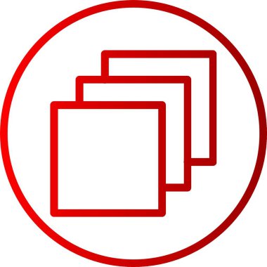 Katman Satırı Gradyan Simgesi