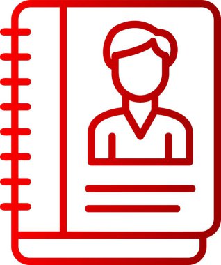 Adres Defteri Gradyan Simgesi