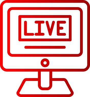 Canlı Sohbet Hattı Gradyan Simgesi