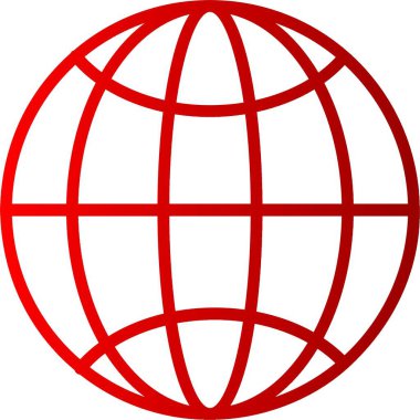 Dünya Çizgisi Gradyan Simgesi