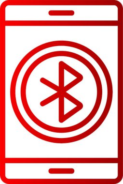 Bluetooth Satır Gradyan Simgesi