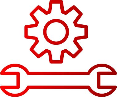 Bakım Satırı Gradyan Simgesi