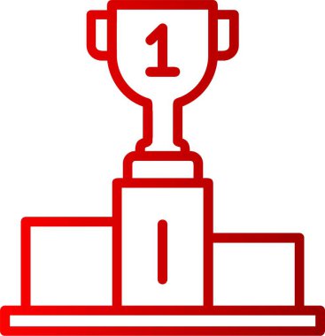 Rekabet Satırı Gradyan Simgesi