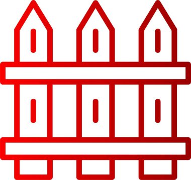 Çit Çizgisi Gradyan Simgesi