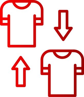 Değiştirme Satırı Gradyan Simgesi