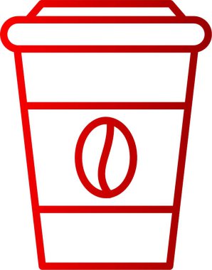 Kahve Hattı Gradyan Simgesi