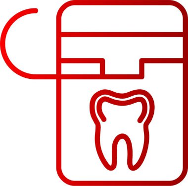 Diş Hattının Gradyan Simgesi