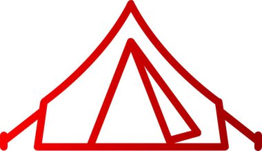 Çadır Çizgisi Gradyan Simgesi