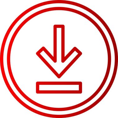 Ok Satırı Gradyan Simgesi İndir