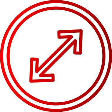 Ok Satırı Gradyan Simgesini Büyüt