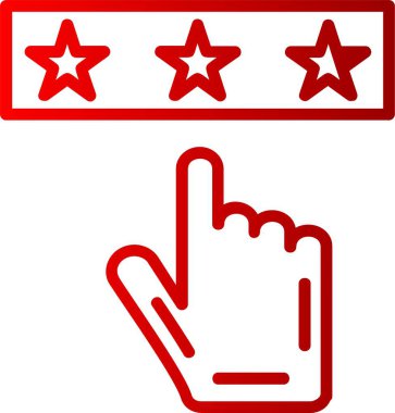 Beğeni Çizgisi Gradyanı Simgesi