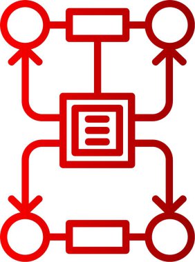 Bağlantı Satırı Gradyan Simgesini Kes