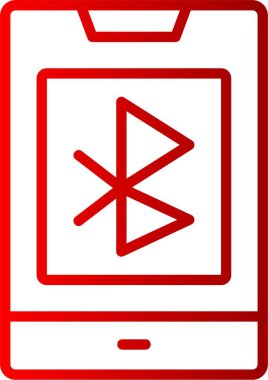 Bluetooth Satır Gradyan Simgesi
