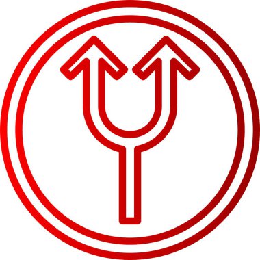 Ok Satırı Gradyan Simgesini Böl