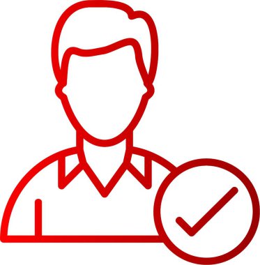 Onaylanan Aday Satırı Gradyan Simgesi