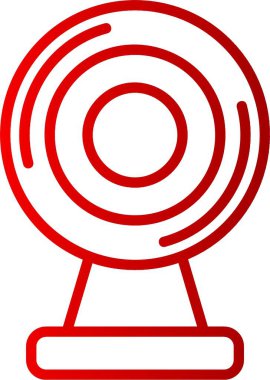 Web Kamera Satırı Gradyan Simgesi