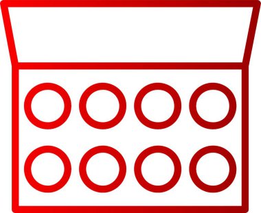 Göz farı Satırı Gradyan Simgesi